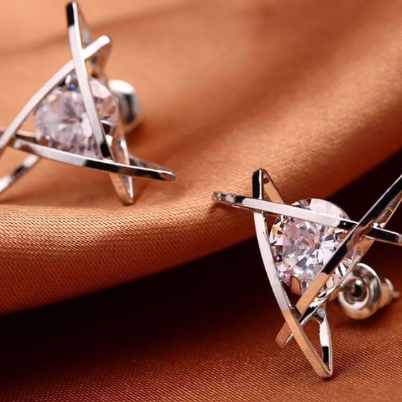 NWOT sterling silver earrings - Picture 7 of 7